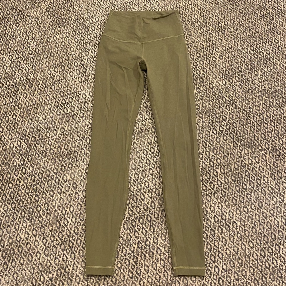 Green Lulu leggings